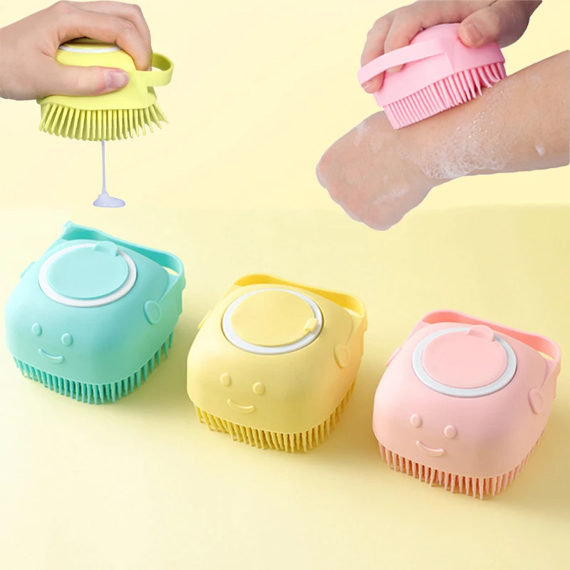 Shampoo Brush Bath-Belt Skin Exfoliating-Wash Clean Magic Silicone Household Body Pet-Dog