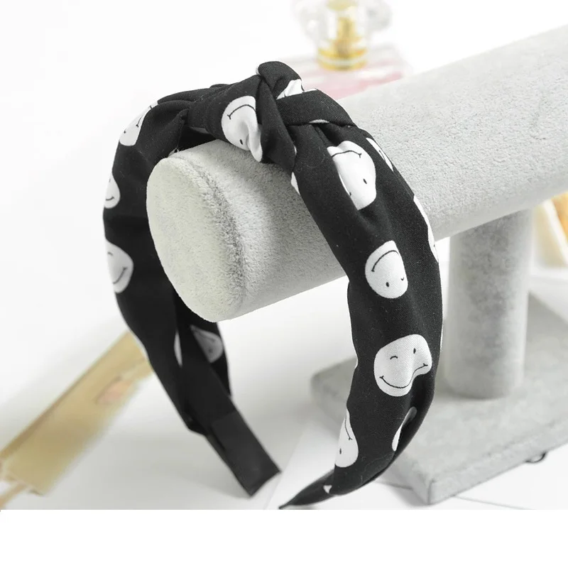 Print Color Knot Headbands for Women Simple Fabric Girls Hairband Women Hair Accessories Hair Band 2021 заколка для волос платье star hair clips Hair Accessories