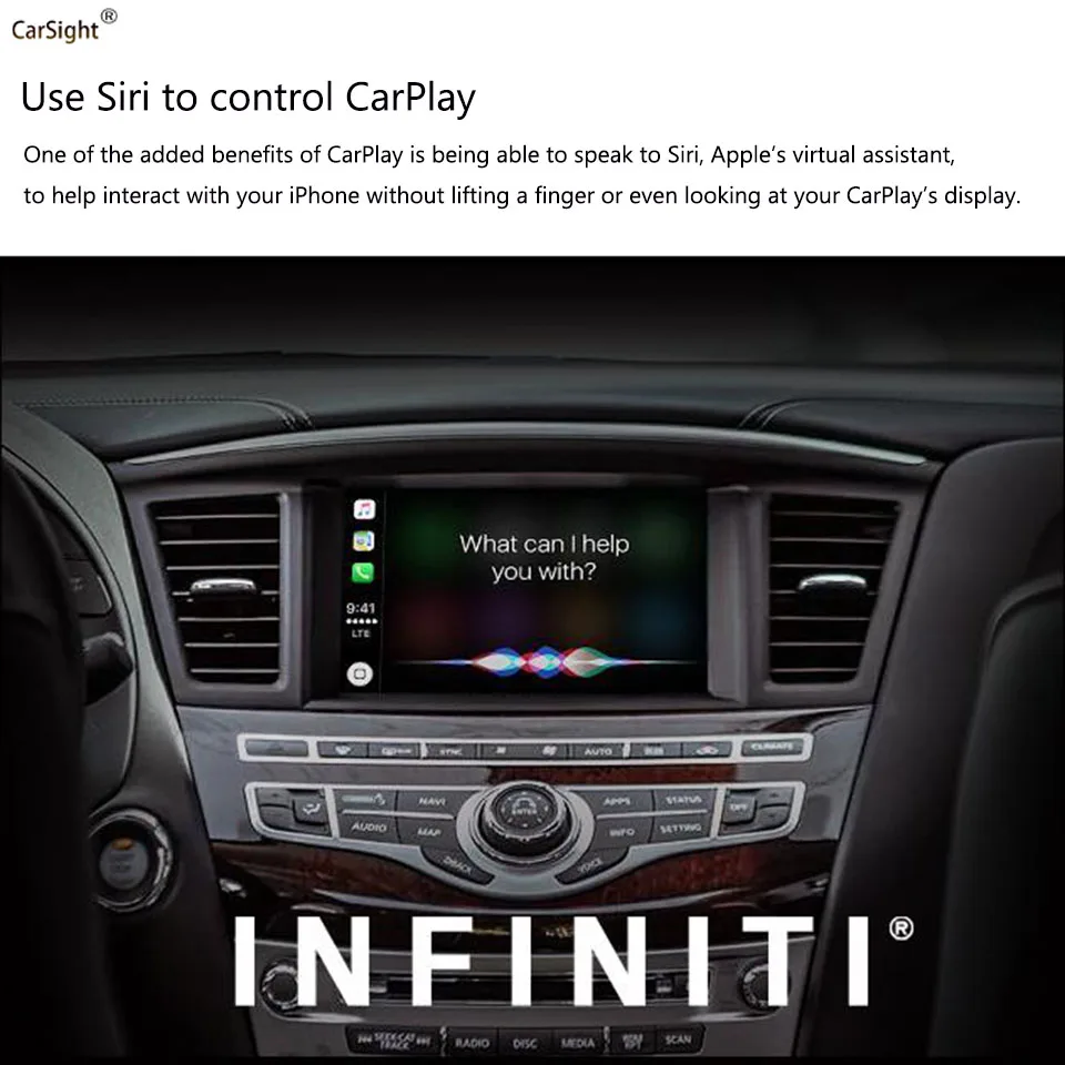 CarPlay ȵ̵ ڵ ǴƼ QX60 2017-2021  Ʃ  ޽  ȭ Whatsapp USB Vide-