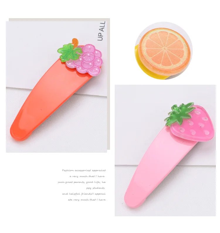 Network Red Wind Creative-Children Fruit Barrettes Korean-style Hipster BB Clip GIRL'S Heart Macarons Headband
