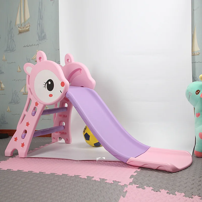 

[Optimal Squeak] Kids' Slide 1-3 Years Old Indoor Multi-functional Plastic Slide Toy