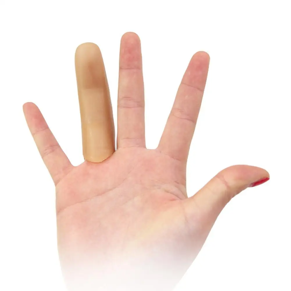 Kuulee sitto Finger Simulation Finger Stall Super Long Thumb Stall магический аксессуар Prop 2 шт