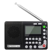 Retekess TR102 Portable Radio FM/AM/SW World Band Receiver MP3 Player REC Recorder with Sleep Timer FM Radio Recorder tecsun r 911 11 wave band fm mw sw radio blue 2 x aa