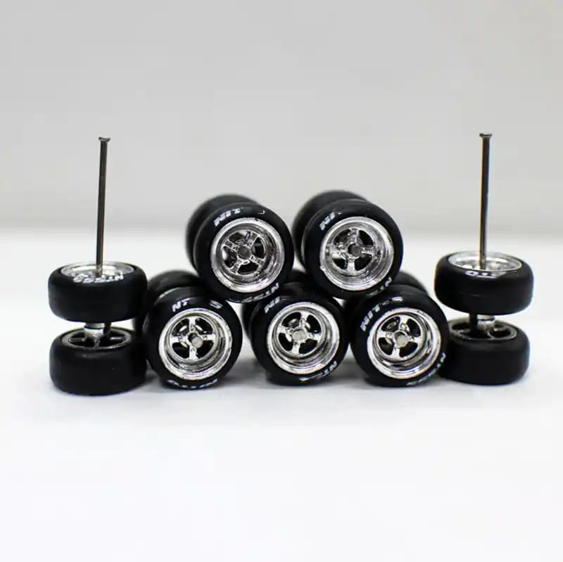 164 Alloy Modified Tire Vehicle Wheels Rubber Car Refit Wheels For