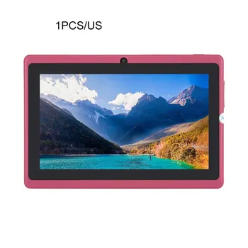

Portable Size Tablet 7 inch Tablet for Allwinner A33 Tablet PC 512MB+ 4GB for Android 4.4 Quad Core Q88 Kids PAD