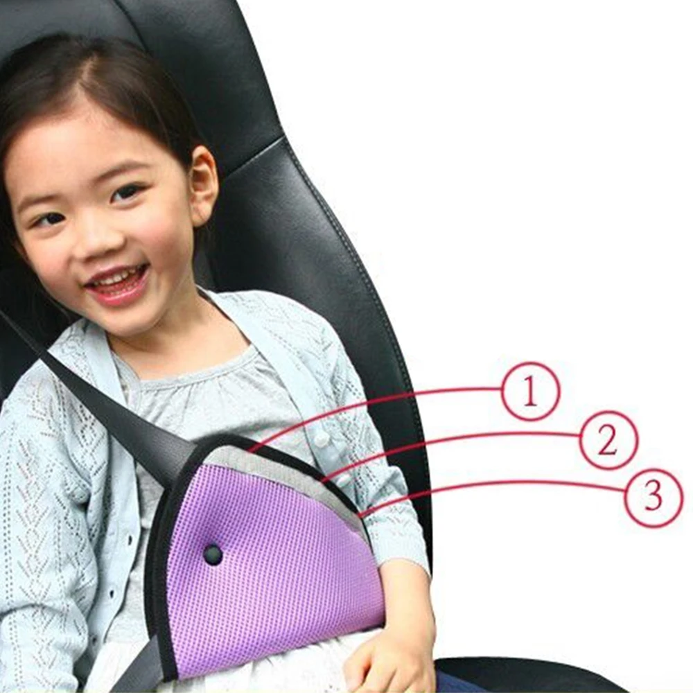 

Car Safety Seat Belt Shoulder Padding Adjuster for Kids Baby Car Protection Safe Fit Soft Pad Mat Strap Cover Auto Accessories