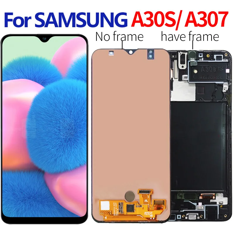 Оригинальный супер Amoeld для Samsung Galaxy A30s ЖК дисплей SM A307F A307 A307F/DS сенсорный экран