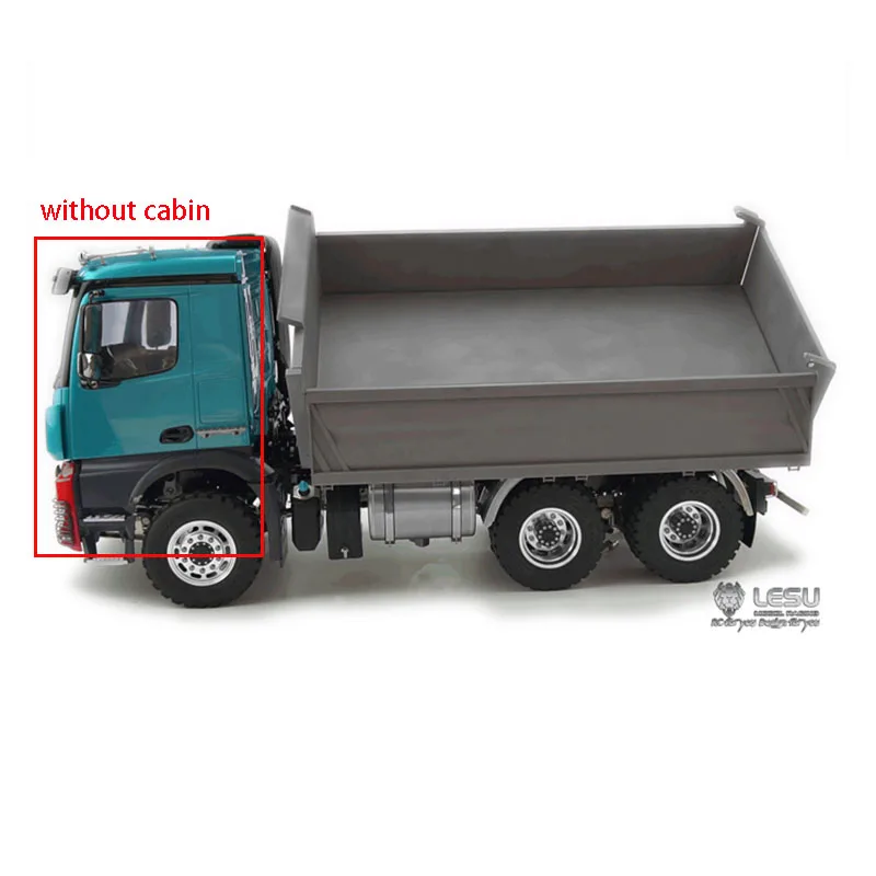 1/14 LESU RC Mercedes Benz 3348 6x6 трёхмерный самосвал без кабины | Игрушки и хобби