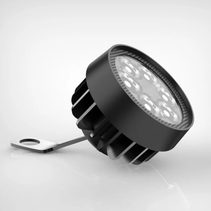 

2pcs Set Motorcycle Headlight Fog Driving Lights Front Head Lamp 6 LED 12V-85V