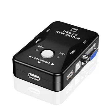 

Switcher 2-port Manual VGA Switcher USB With Keyboard And Mouse Switch