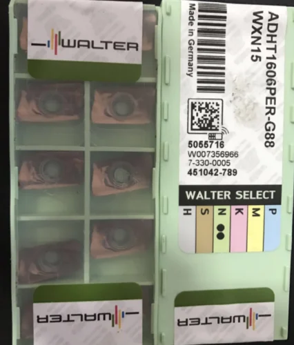 WALTER 10 шт карбидные вставки ADHT1606PER-G88 WXN15