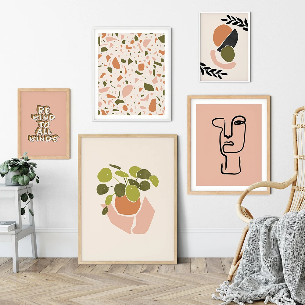 

Картины в стиле бохо, абстрактная геометрическая форма, принты, холст, настенные картины, скандинавский Декор для дома, плакат для интерьера...