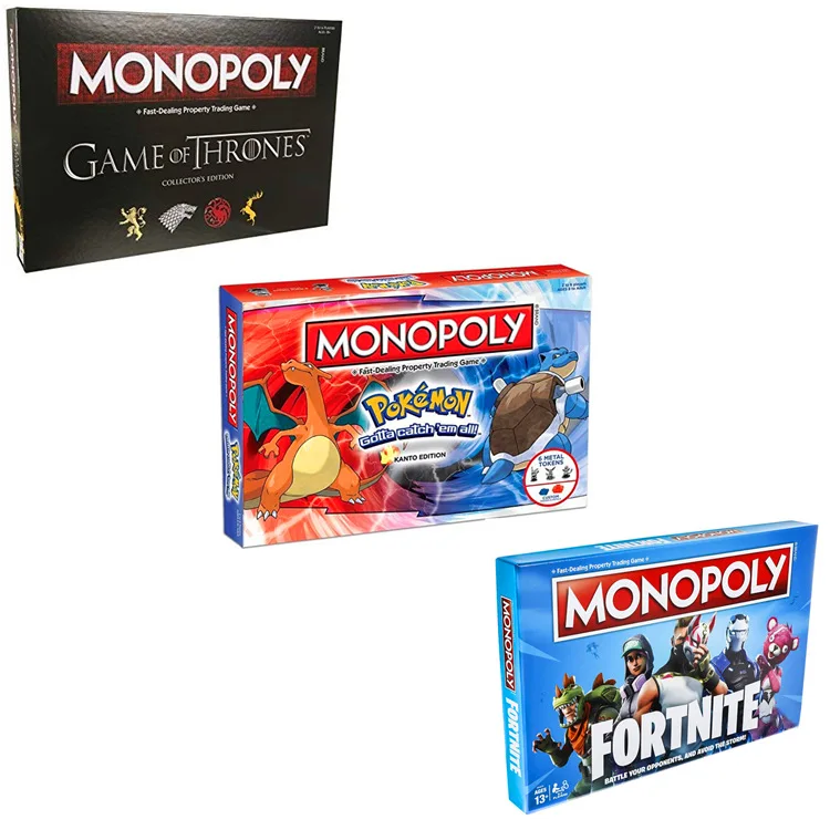 

Monopoly Pokemon Monopoly Pokemon All English Board Game Checkerboard Card Game