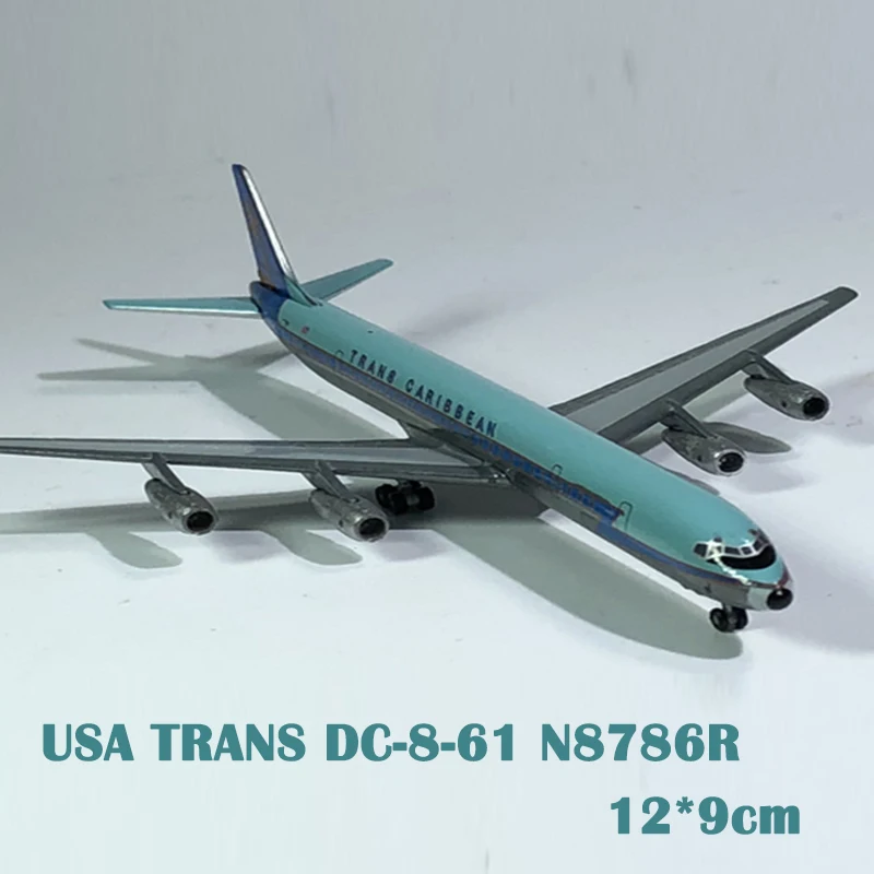 1:500, оригинальная посылка, турецкий воздушный Boeing 737, TC-SUB, пассажирский самолет, статический дисплей, литая под давлением модель, Студенческая Подарочная коллекция - Цвет: USA TRANS DC-8-61