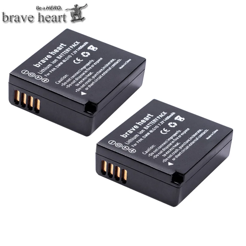 2battery DMW-BLG10 ДМВ BLG10 blE9E DMW-BLE9 Камера Батарея+ двойной Зарядное устройство для цифрового фотоаппарата Panasonic DMC GF6 GX7 GF3 GF5 DMW-BLG10GK LX100 GX80 GX85 - Цвет: 2battery