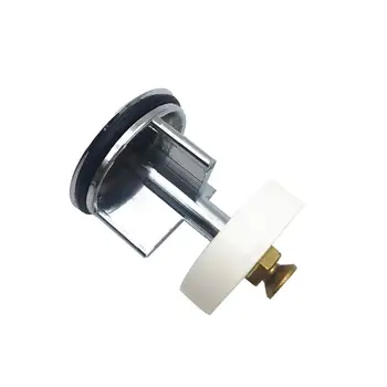 

Heavy Chrome Plated Basin Sink Strainer Waste Up Plug Round Floor Drain Replacement Brass Metal Kitchen Bathroom Hair Filter