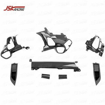 شراء 2011-2013 استبدال ألياف الكربون تكييف الهواء مدخل المحيطي (8 قطعة) LHD ل 458 إيطاليا و العنكبوت (JSKFR5811007)