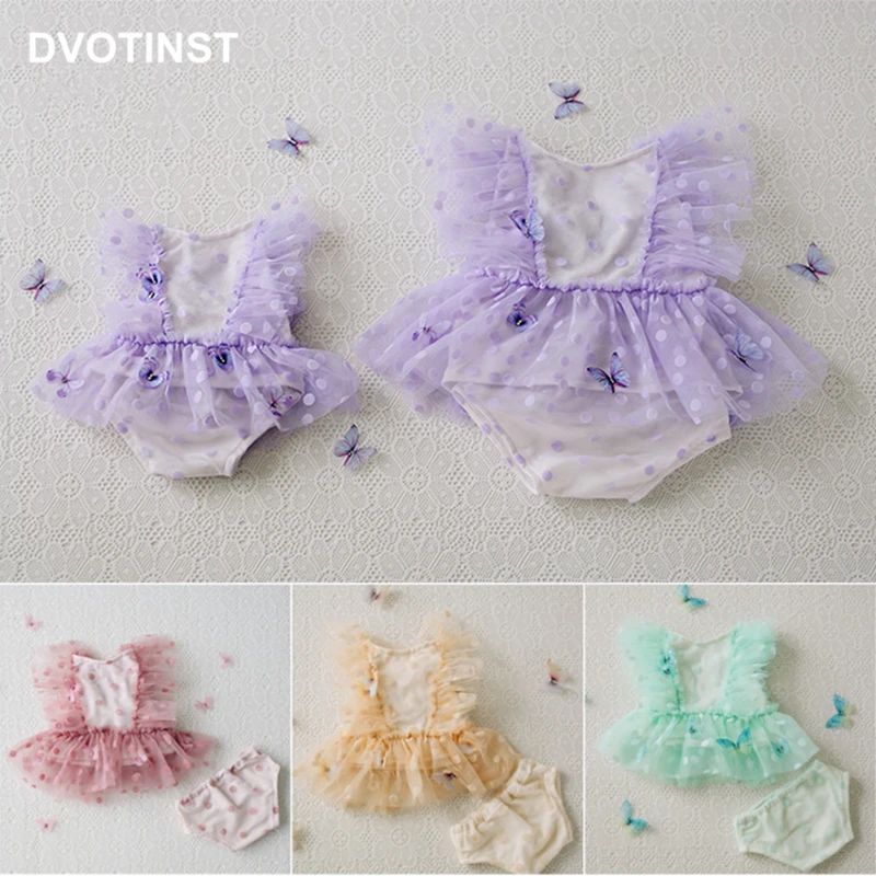 ★★NEU 2Tlg Baby Fotoshooting Kostüm Tütü blau & Haarband Perlen 0-6 Monate ★★★Y 