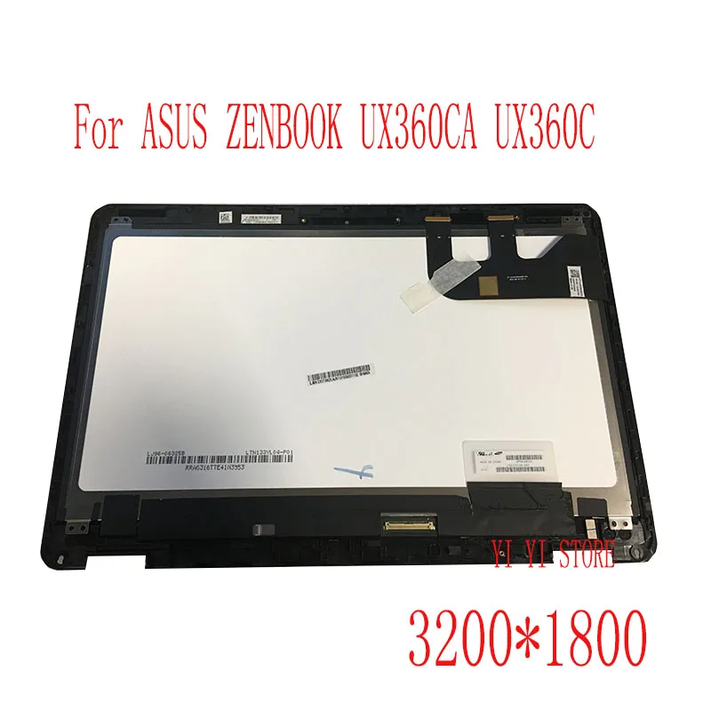 Для Asus UX360C серии UX360CA W/передняя рамка 13NB0BA1P02011 13,3 ''светодиодный ЖК-дисплей в сборе сенсорный экран Замена LTN133YL04