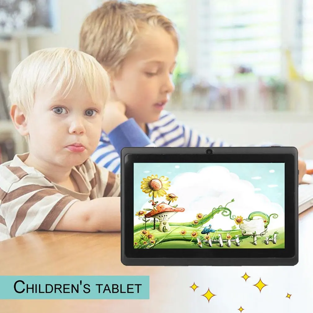 7 дюймов HD Экран Android Quad-core Tablet PC 512 Мб+ 4 Гб/512 МБ+ 8 Гб/1 Гб+ 8 Гб/1 Гб+ 16 Гб 2.0MP Камера Поддержка TF карты