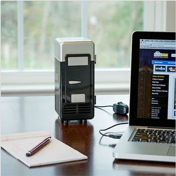 

5V Car Fridge Mini Portable Freezer Multifunctional USB Dual Use Cooler Warmer Electric Refrigerator for Car Home Picnic