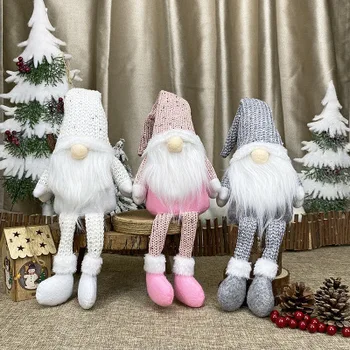 

2021 Christmas Faceless Santa Doll Christmas Decorations For Home Merry Christmas Ornament Gifts Navidad Happy New Year 2021