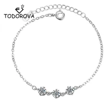 Todorova минималистичный Хрустальный Браслет Кубик Рубика циркониевые Амулеты Браслет для женщин модные ювелирные изделия подарки