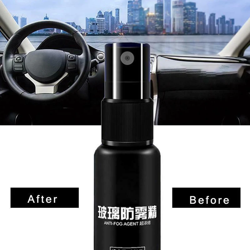 Waterproof Anti-Fog Coating Agent Spray for Car Rear View Mirror Windshield 30ml TB Sale