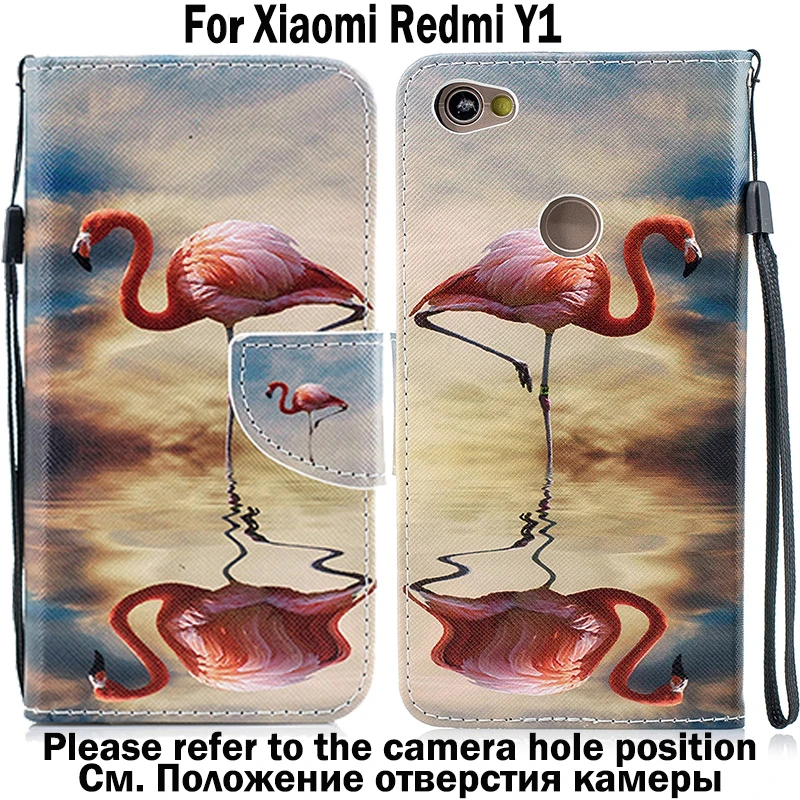 Флип чехол для Xiaomi redmi Y1 hongmi Y1 MDG6 MDE6 MDT6 MDG6S MDE6S MDT6S 5,5 дюймов Роскошный кожаный чехол для мобильного телефона чехол мягкий чехол для телефона