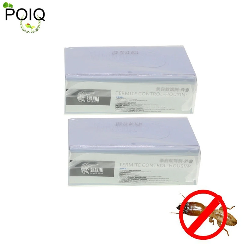 

2packs Termite Bait Cartridge Eliminate Killing Powder Bait Pest Control Pest Reject Termite Trap Ant Killer Poison Ants Destroy