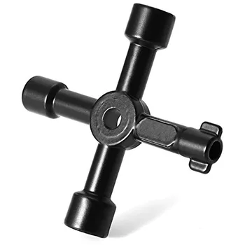 

DHL 500PCS Universal Cross Wrench Key Triangle Key for Train Electrical Elevator Cabinet Valve Alloy Triangle Square Wrench