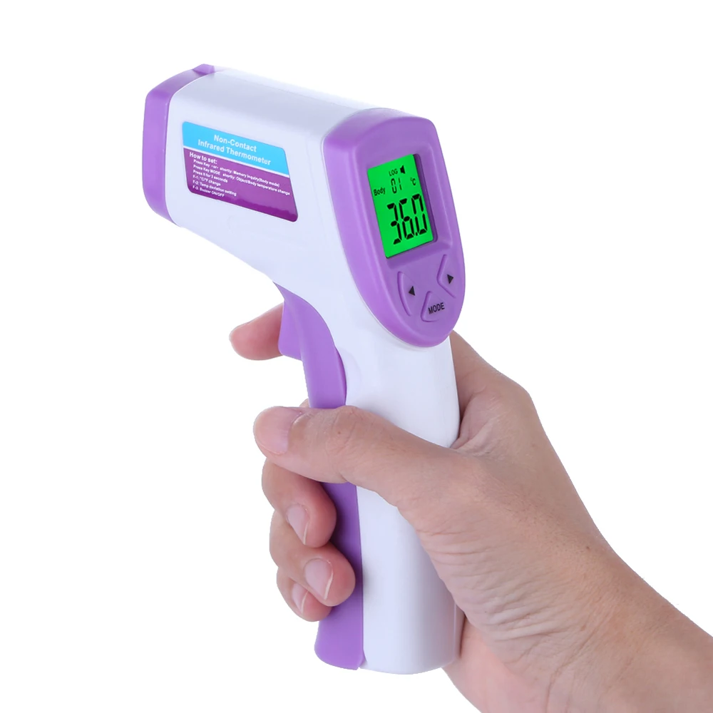 Lcd цифровой инфракрасный термометр температура тела для взрослых детей Бесконтактный Лоб тела термометр с подсветкой DT6
