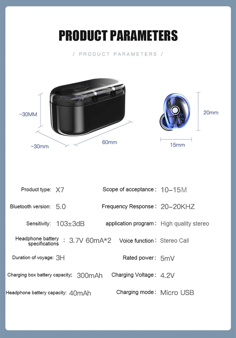 X7 TWS APTX интеллектуальные сенсорные гарнитуры 6D стерео настоящие беспроводные наушники IPX6 водонепроницаемые 5,0 Bluetooth наушники с зарядным устройством