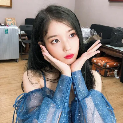 Синее Сетчатое платье на бретельках без бретелек для женщин IU Lee Ji Eun, Корейская летняя одежда на свадьбу, день рождения, Рождество