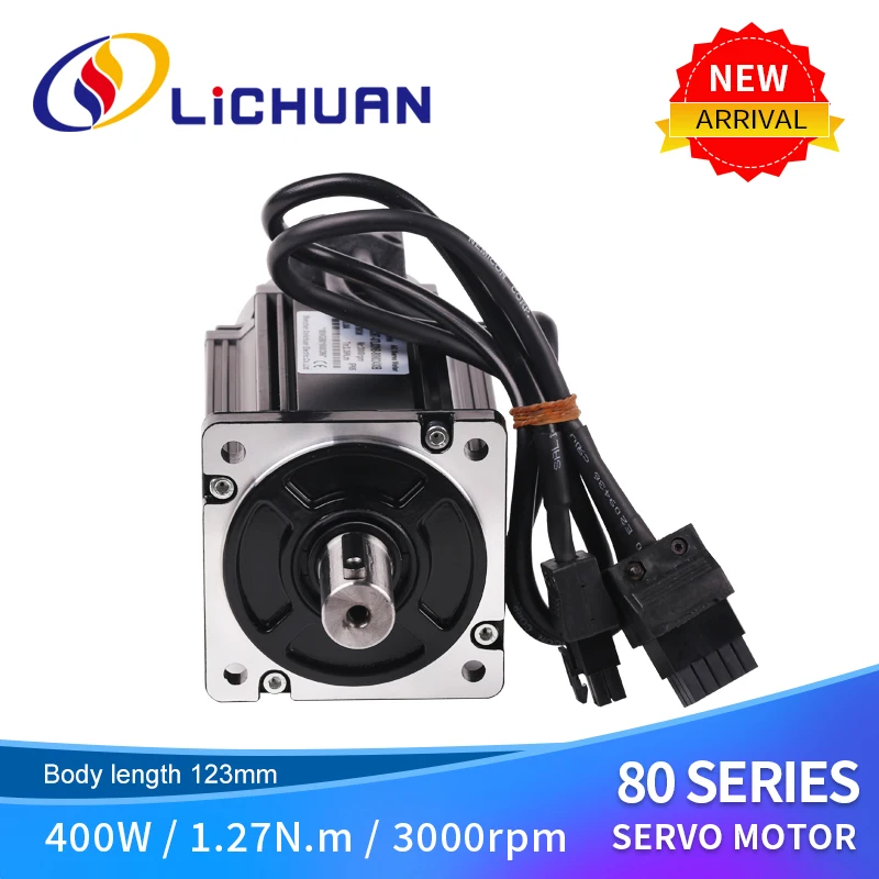 

Однофазный или 3-фазный сервомотор Lichuan 220 В Nema34 400 Вт 3000 об/мин нм AC CNC