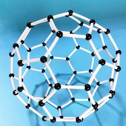 Buck ball – structure moléculaire C60, modèle carbone 60, football alkene, expérience de chimie, matériel pédagogique 
