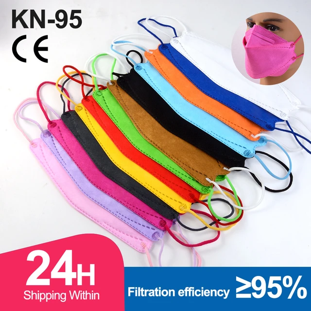 10-200pcs Kn95 Mascarillas Ffp2 Mask Fpp2 Reusable Face Masks 4layers  Filter Respirator Mask Protective Hygienic Adult Ce Masque - Masks（none  Medical） - AliExpress