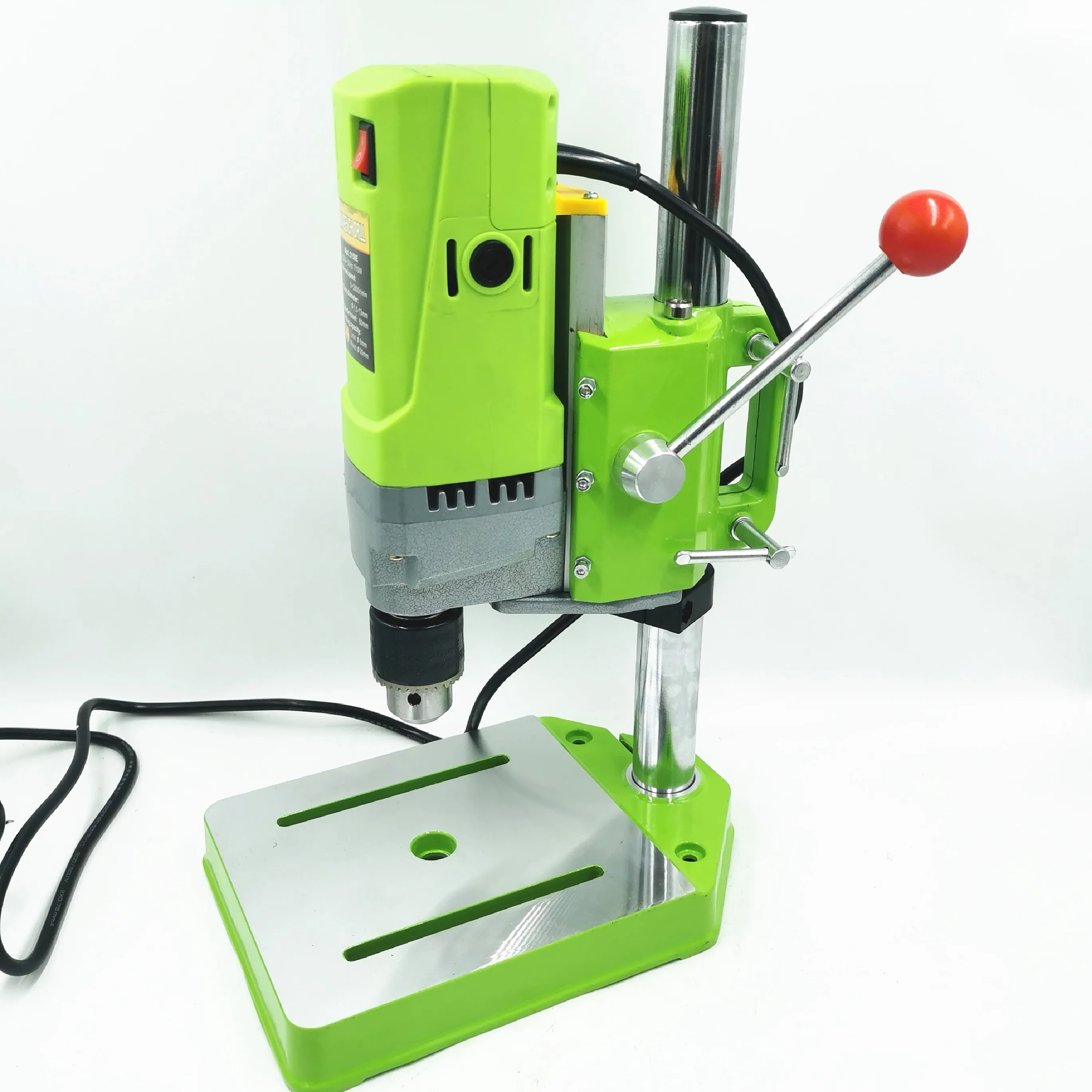 220V 710W Mini Bench Drill Electric Bench Drilling Machine Metal Making Drilling Drill Chuck 1-13mm Carpentry Drill Press 3