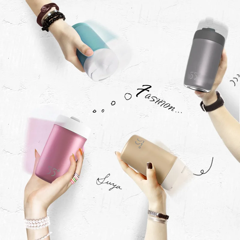 

Lkk55 Degree Cup koola Cool Pull Fast Cooling Cup Portable Bottle Smart Creative Glass Valentine's Day Gift