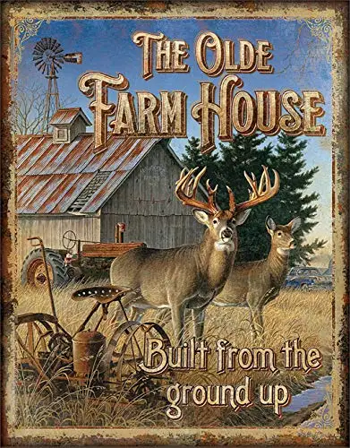 Я не хочу стать самородком жестяной знак, 1" W x 12,5" H - Цвет: Olde Farmhouse