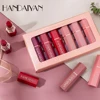 HANDAIYAN Cosmetics Lightweight Matte Lipstick Long Lasting Waterproof Lipstick Nourish Lip Non-Sticky Cup  6 Colors Per Set ► Photo 3/6