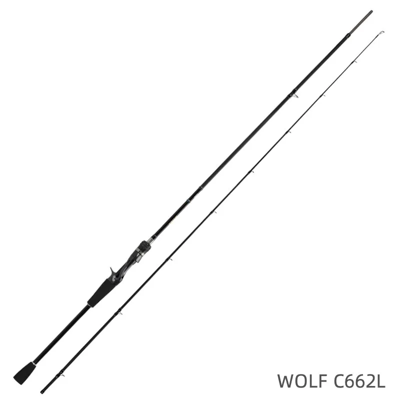 TSURINOYA BaitCasting Spinning Fishing Rod WOLF 1.98m 2.09m 2.2m