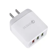 3 порта универсальное 18 Вт Зарядное устройство для путешествий QC 3,0 Быстрая зарядка настенное зарядное устройство US/EU/UK вилка S10