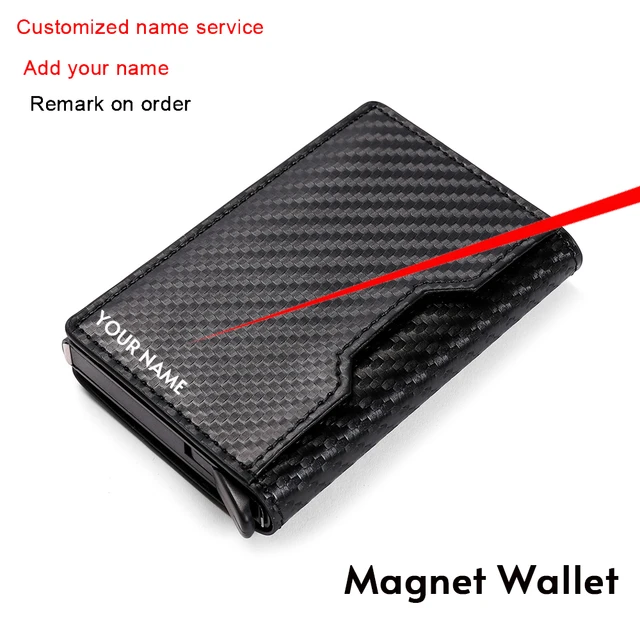 Men's Leather Carbon Fiber Wallets  Carbon Fiber Leather Wallet Man - 2023  Fashion - Aliexpress