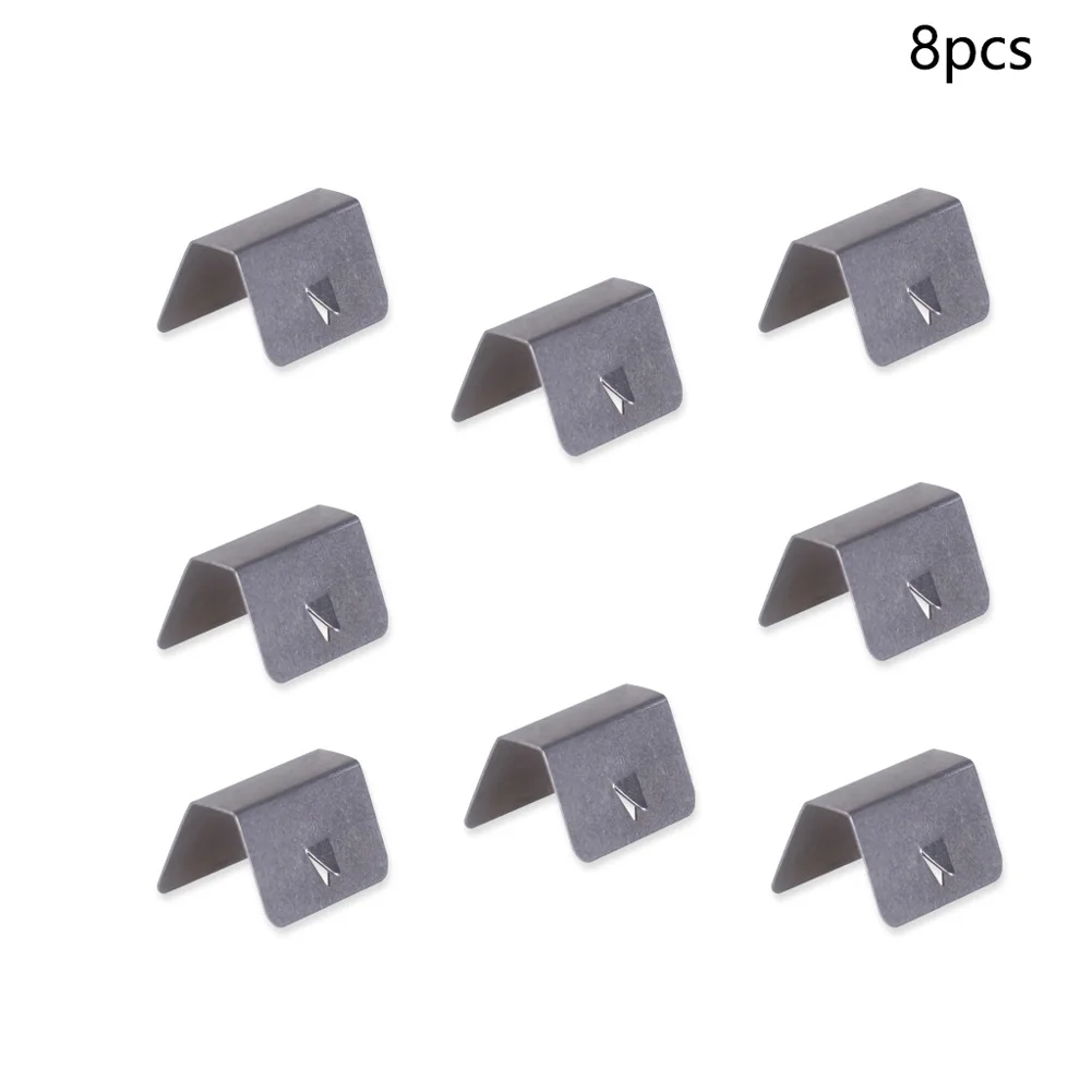 

8pcs Car Accessories Channel Stainless Steel Practical Car Durable Wind Rain Deflector Professional Retaining Clip For Heko G3 S