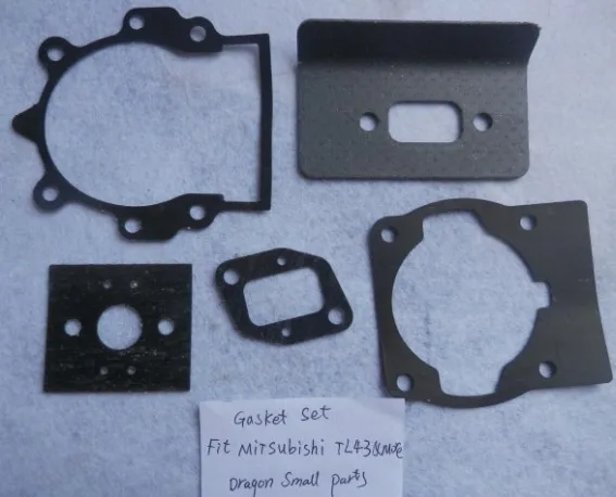 Комплект прокладок TL43 для триммера MITSUBISHI TL52 2T кусачки глушителя карбоната