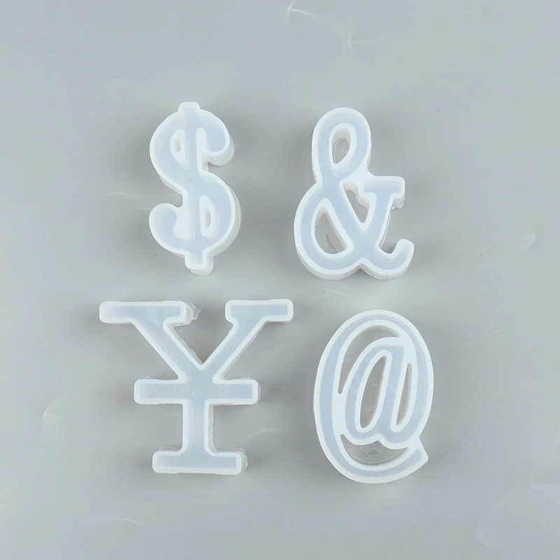 $ ￥@ & Dollar RMB Symbol Money Sign Silicone Fondant USD Cake Mold