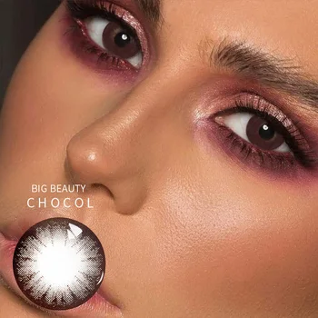 

Beautiful Pupil Color Contact Lens Monthly Female Path 14.0-5mm Cute Multicolor Party Cartoon Girl Decoration Student Cosplay