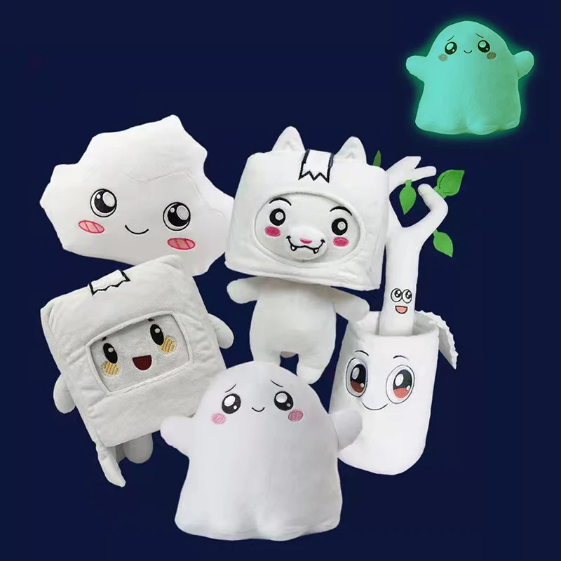 Новинка 2021 плюшевая кукла Lankyboxs игрушки Foxy Boxy Ghosty светящиеся в темноте съемная