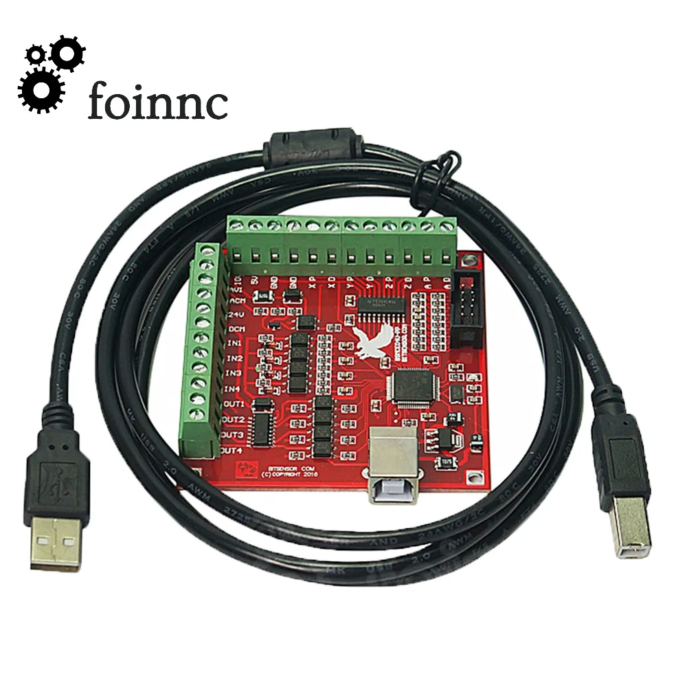 Плата с ЧПУ USB MACH3 100 кГц 4-осевой интерфейс драйвер контроллер движения плата
